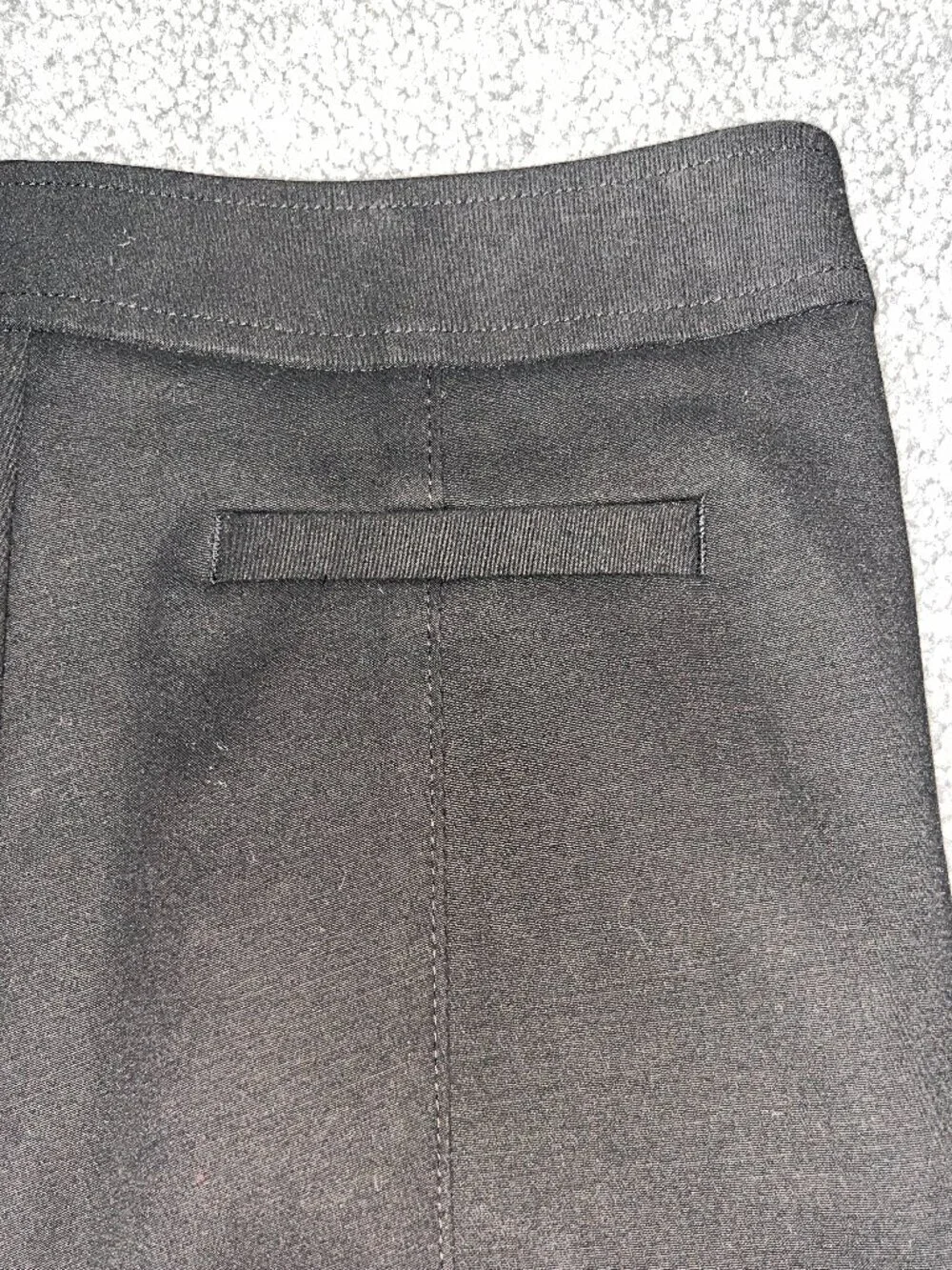 TORY BURCH VANNER PANT in BLACK - NEW WITHOUT TAGS HEAVY STRETCH COTTON SIZE 8